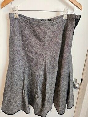 Mario Serrani Gray Circle Skirt
